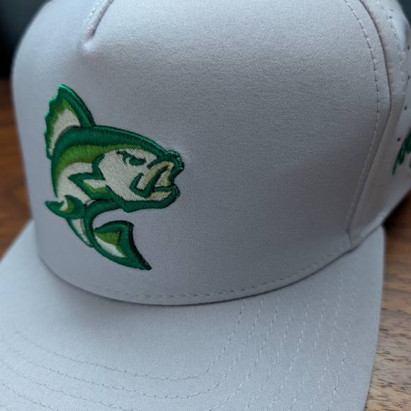 Gray Fish Embroidered Cap - Picture 2 of 6